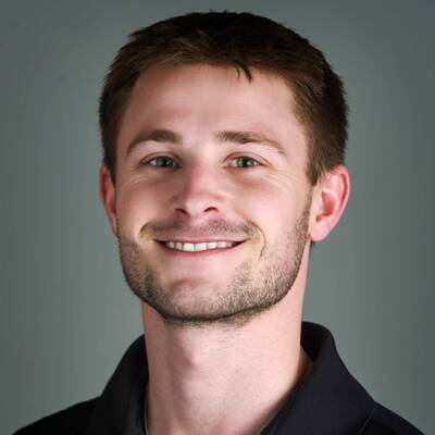 A headshot of Caleb Michael Wallace, DPT